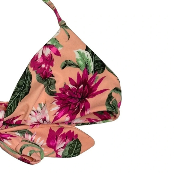 Tori Praver | Seafoam Bikini Two Piece Floral Wrap Around Cheeky - Picture 5 of 15